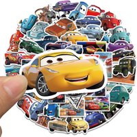 10/30/50pcs Cute Disney Moive Cars Lightning Mcqueen Stickers Cartoon Decals Toys Waterproof DIY Stationery Phone Laptop