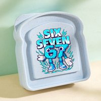 Steal A Brainrot Lunch Box 67 Six Seven Cartoon Printed Toast Storage Box Kids Food Storage Containers Children Birthday Gifts