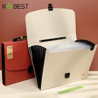 A4 Size Expanding Folder Portable 13 Pockets Document Storage Organ Bag for Office And School Paper Storage Solution