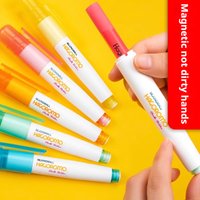 Chalk Holder Clip Colourful Magnetic Durable Chalk Holder Not Dirty Hand for Teachers Writing Children Drawing Board Accessories