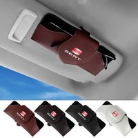 Car Glasses Clip Case Sun Visor Sunglasses Storage Holders Accessories For Seat FR Cupra Leon 2 mk2 5f Exeo Altea Alhambra Cover