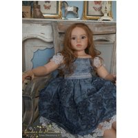 EGO Customized Supply Princess Big Girl 42inch Reborn Baby Doll Aloenka Golen Hair Complete Painted