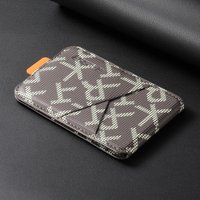 Card Storage Luxury Card Slot Faux Leather Magnet Stand RFID Mobile Phone Wallet For iPhone 17 16 15 14 13 12 Pro Max Plus Air