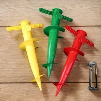 Fixed tools, anchor frame, nail, spiral drill, holder, garden passage, umbrella base, adjustable plastic