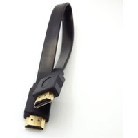 High Quality Full HD Short Compatible Cable Support 3D Male to Male Plug Flat Cable Cord for Audio Video HDTV TV 30cm 50cm
