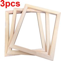 3pcs Wooden Pictures Frame For Wall Canvas Frame Diamond Painting Large Size Picture and Poster Wall Frame Pine Composite Decor