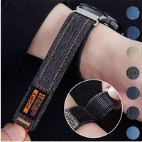 18mm 20mm 22mm Denim Strap for Huawei Watch GT5 pro 46mm GT4/5 46mm Soft Band For Samsung Galaxy 7 44 40mm Women Bracelet Correa