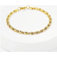 fashion 18k Gold 4MM chain Bracelets Men Jewelry charm women lady wedding party gifts Bohemia 20cm