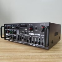 12V/220V Dual Voltage Bluetooth Power Amplifier High Power Home Car Outdoor Karaoke Audio Amp Support USB FM MIC