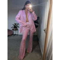 Suninheart Sequined Long Sleeve Blazers Glitter Sexy Loose Blazer Night Club Party Streetwear 2022 Fall Women Clothing