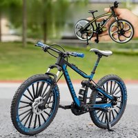 AliExpress NONE Simulated 1/8 alloy off-road mountain bike model soft tail ornament collectible toy
