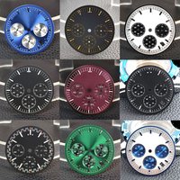 Replacement 32.5MM Watch Dial for VK63 Quartz Movement Watches Modification Parts Sterile Watch Dial DIY logo