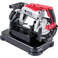 SucceBuy Tragbare Bandsäge, 12,7 cm Schnittkapazität, kabellos, variable Geschwindigkeit, 10-A-Motor, tief geschnittene Bandsäge für Metall, Holz, Rohre, Bewehrung