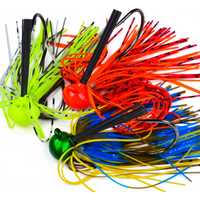 1-Pack Anti-Snag “Beard” Rubber Jig Heads 7g 10g 14g 21g Weed-Resistant Jig Heads for Freshwater and Saltwater Bass Lures