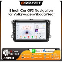 8" Ossuret Android Car Radio for VW Volkswagen Skoda Octavia Golf 5 Touran Passat B6 Polo Jetta Amarok GPS RDS DSP 4G CarPlay