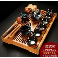 Zestaw filiżanek do chińskiej herbaty Purple Clay Porcelain Vintage Simple Kung Fu Luxury Tea Set Strainer Juego De Te Household Products DG50TS