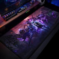 Anime Solo Leveling Mousepad HD Printing Computer Gamer Locking Edge Non-slip Mouse Pad XXL 90x40cm PC Keyboard Desk Pad Playmat
