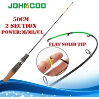 High Quality Retractable Ice Fishing Rods Winter Carbon Ice Fishing Pen Pole UL ML 50cm Ice Fishing Rod Ice Winter Fishing
