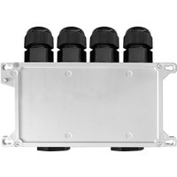 Outdoor Waterproof POE Switch Extender 3 Ports AC+DC+POE Input IP67 1*POE in 2*POE out for Network Camera Power Transmission