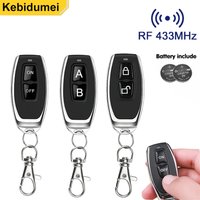 433MHZ Remote Control Electric Learning Code EV1527 Gate Garage Door Opener Transmitter with Keychain For Relay Receiver