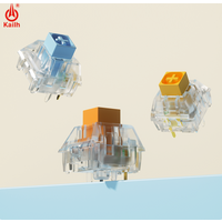 1/3/5pcs Kailh Box Crystal Heavy Handfeel Keyboard Switch Blue Orange Yellow 5Pins Mechanical Switches for RGB