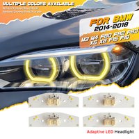 Yellow Amber Red Blue Car Hernia DRL Angel Eyes LED Boards For BMW M3 M4 F80 F82 F83 X5 X6 F15 F16 14-18 Adaptive LED Headligh