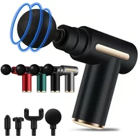 2024 portable fascia gun body back neck leg electric frequency impact massager USB charging handheld impact massager