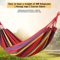 Outdoor Swing Chair for Adults Thick Canvas Hammock Easy to Carry and Store for Camping