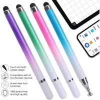 2IN1 Universal Stylus Pen High Sensitivity Tablet Drawing Capacitive Touch Pen for Samsung Iphone Cellphone Tablet Screen Pencil
