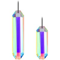 Glass Pendant Replacement Suncatcher Prism Pendant Faceted Crystal Suncatcher For Home Decor Gift Sunlight Catcher