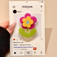 Korean Cute Cartoon Rotate Flower Grip Tok Griptok Phone Holder Stand Support For iPhone 15 Samsung Universal Accessories Hol