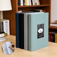 6-Inch Linen Photo Album with Memo Writing Area Holds 200/300 Photos Slip-in DIY Window for Family Wedding Travel Memories