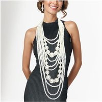 Elegant Vintage Multilayer Layers Pearl Long Necklace for Women Lady Exquisite Sweater Coat Collar Pendant Chains Jewelry