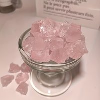 Natural Rose Quartz Rough stone, Natural pink crystal raw stone, Pink Aromatherapy Diffuser Stone
