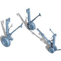 Yao's Studio LY270B 1/48 1/32 1/72 Model Upgrade Parts USAF A-6 Intruder Undercarriage For Trumpeter 81708 Gravity Wheel 1set