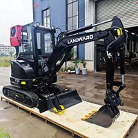 Factory Direct Sales 2.5 Ton Mini Hydraulic Excavator High Quality Digging Machine 3.5 Ton Small Crawler Digger Euro 5 Customize
