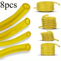 8pcs 4 Sizes Petrol Fuel Line Pipe Hose Tubing For String Trimmer Chainsaw Blower Lawn Mower and other Power Tools