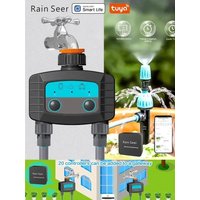 1PCS Tuya Smart Sprinkler Timer ,Dual Bluetooth Garden Hose Watering System, Outdoor Water Timer for Garden Hoses,Programmable