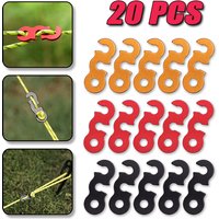 Adjustable Tent Rope Buckle S-type Tensioner Fastening Kit Outdoor Camping Tent Fixed Accessories Outdoor Tools