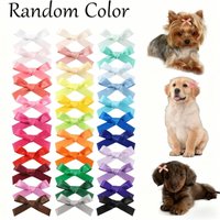 10/20Pcs Cute Pet Bow Hair Clips Random Color Fashion Grooming Hair Accessories Stylish Decor Ornaments for Dogs Cats Pets