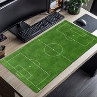 Football Field Mouse Pad Football Tablepad Gamer Extended Mousepad Rubber Anti-slip Deskmat Large Computer Keyboard Mats 400×900