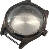 40mm Stainless Steel Case Sapphire Glass Fit NH35/NH36 Movement Watch Parts