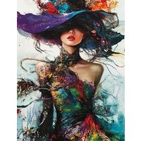 500/1000/1200/2000PCS Jigsaw Puzzles Flowers Figure Women Family Activity Games for Gameroom Bedroom Home Decor Gift