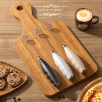 Electric Handheld Egg Beater, Small Cream and Egg Frother for Baking, Outdoor Food Mixer, Coffee Stirrer, with Two Mixing Heads, Milk Frother, a Must-Have Kitchen Tool
