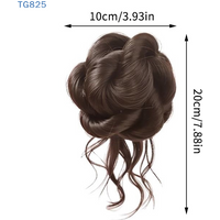【AN】【AN】New Synthetic Hair Bun Chignon Messy Bun Claw Clip In Hair Piece Fluffy Curly Ponytail Extensions Hairpieces For Women
