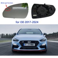 Car blind spot Heated Mirror Glass Suitable for Hyundai I30 2017-2024 Rearview mirror blind spot auxiliary lens