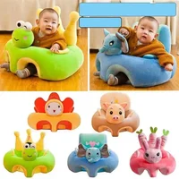 Baby Sofa Support Seat Cover Plush Chair Learning To Sit Comfortable Toddler Nest Puff Washable