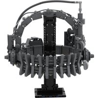MOC Saw Reverse Bear Trap Building Blocks Classic Movie Prop Helmet DIY Design Brick Toy for Adults