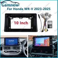 10 Inch Car Stereo Dash Radio Fascia Canbus Box Panel Frame Double Din For Honda WR-V 2023-2025 Android Kit