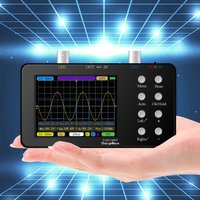 SCO2 Zweikanaliges digitales AUTO-Oszilloskop, PWM, 50 m, 10 MHz, Abtastrate, 2,5 kSa/S, analoge Bandbreite für elektronische Reparaturwerkzeuge